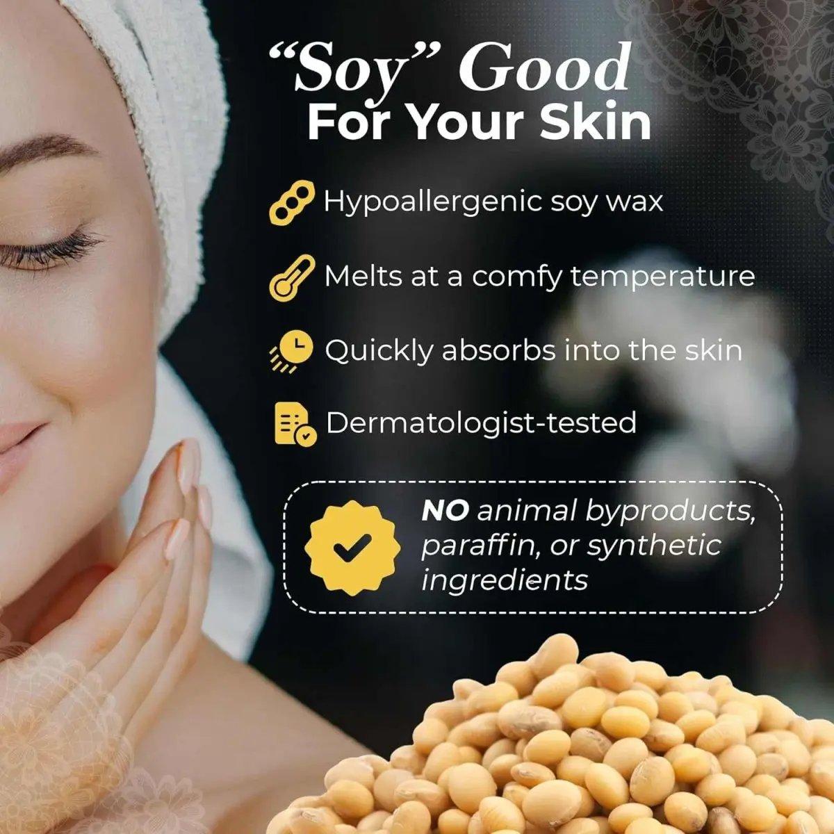 Love Light Soy Wax Massage Oil Candle - Romantic Sensual Aromatherapy Scented with Mood Enhancing Essential Oils - Natural Moisturizing Massaging Lotion Candle Burns Up to 30 Hours - (White) - Love Salve